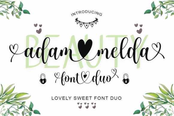 Adam Melda Lovely: A Font Pairing for Your Creative Projects
