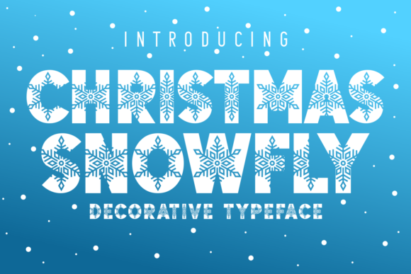 Christmas Snowfly: A Festive Font for Playful Projects
