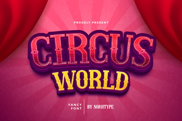 Circus World: A Vintage Display Font for Modern Branding