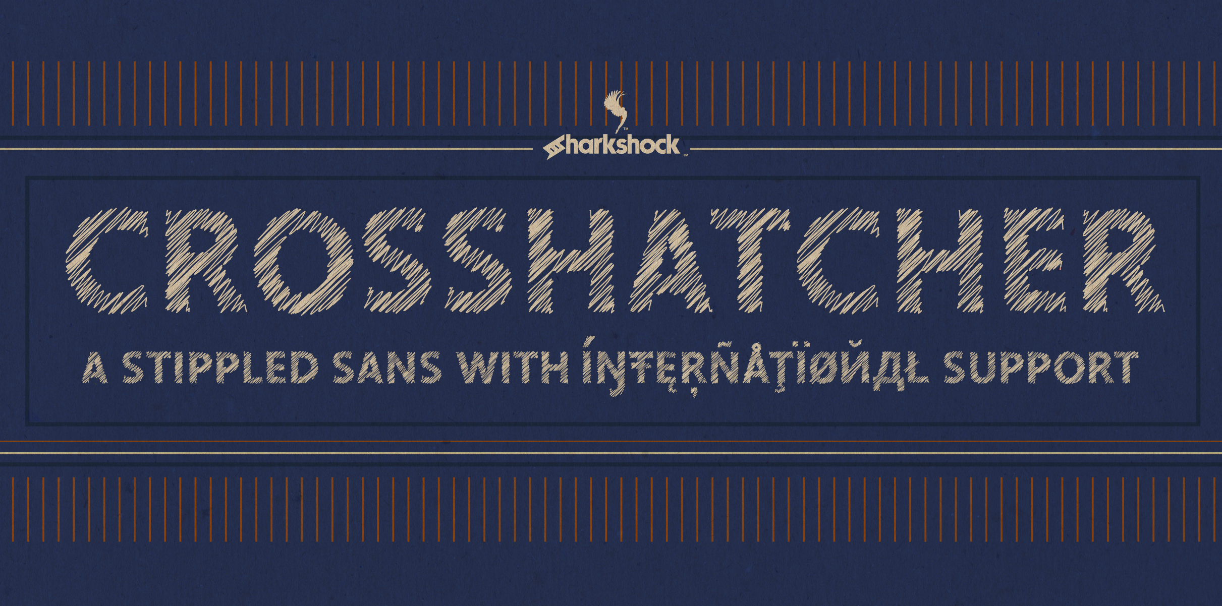 Crosshatcher: The Playful Stencil Font with Serious Impact