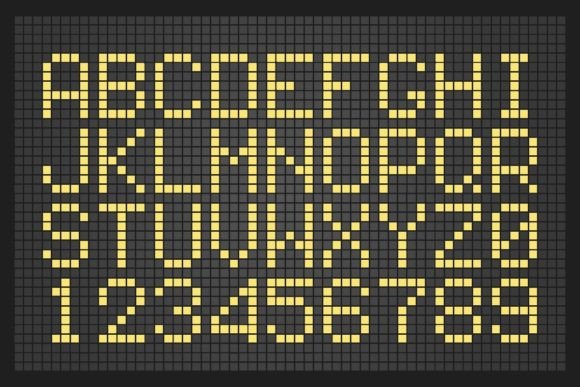 Digital Letters: The Cyber Clock Font That Commands Attention