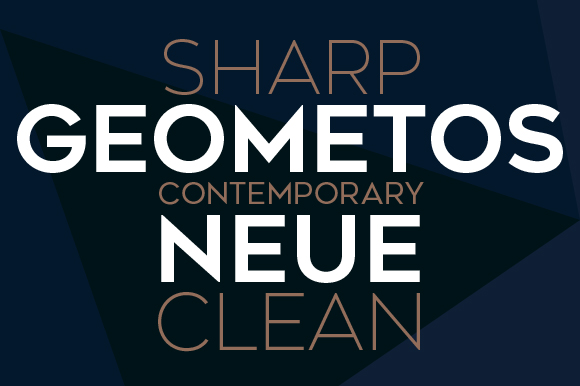Geometos Neue: A Modern Typeface for Bold Brands