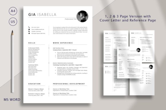 Minimalist Resume Template, Cv Template: A Designer's Guide to Clean Professionalism