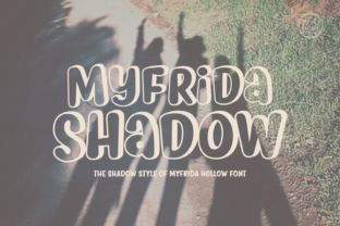 Myfrida Shadow: A Handwritten Font with a Playful, Creative Edge