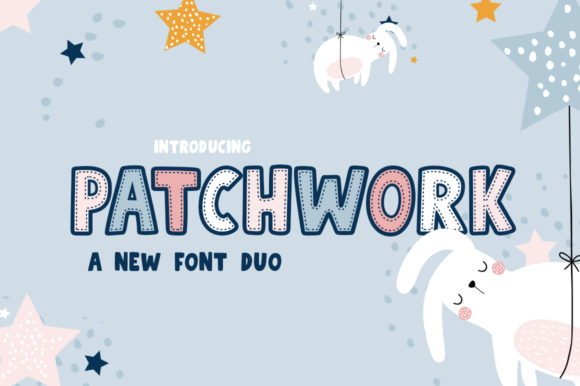 Patchwork Duo: The Creative Font for Modern Design