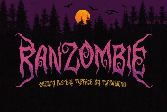 Ranzombie: The Gothic Font for a Haunting Brand Identity