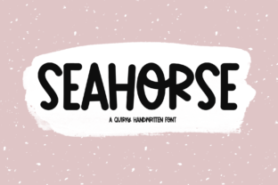 Seahorse: The Playful Display Font for Creative Projects