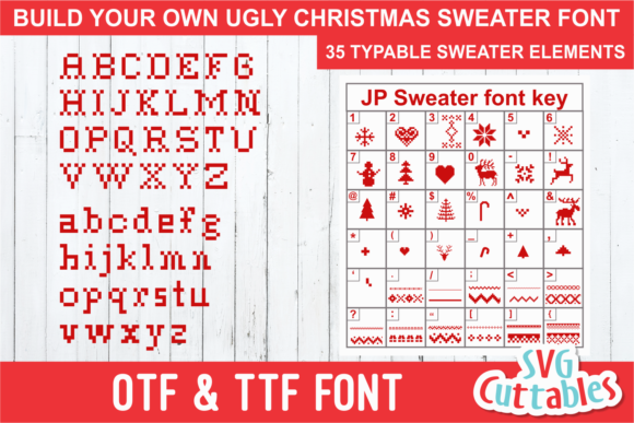 Ugly Christmas Sweater: A Cool Decorative Typeface for Festive Projects